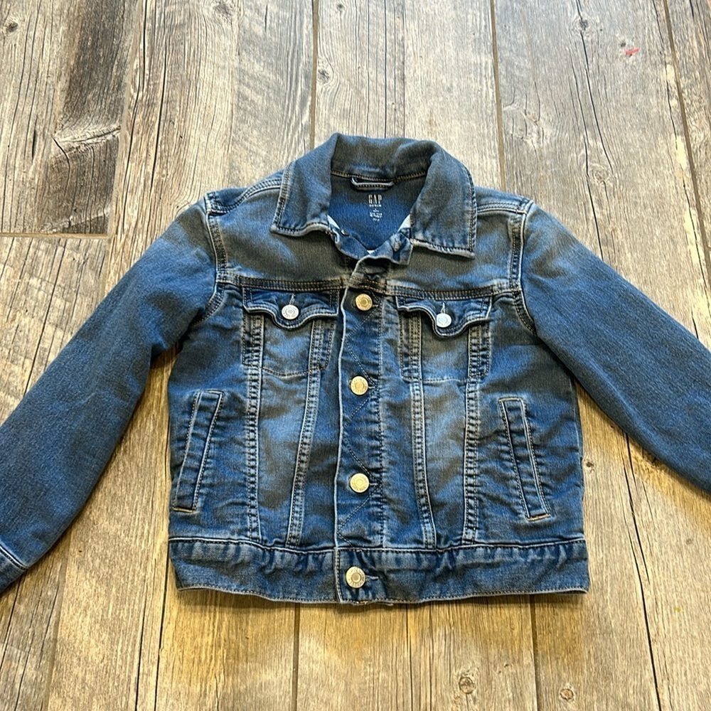 GAP Denim Jacket Girls Small Blue jean